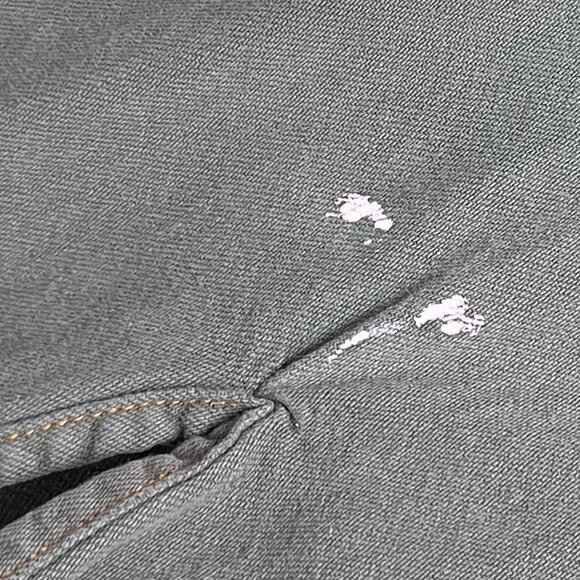 Vintage Levi's Painters Oversized Button Down Up Shirt Light Shacket Relaxed Fit - Picture 8 of 9